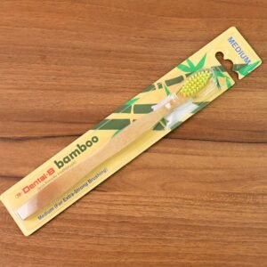 Eco-Friendly Natural Bamboo Toothbrush with Medium Bristles (1 Pc)