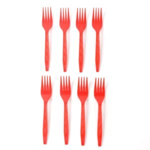 Premium Disposable Plastic Forks (8 Pc)