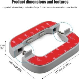 Fridge Freezer Door Lock -Baby Safety Child Lock
