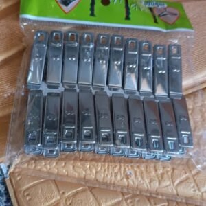 Cloth Drying Pins Stainless Steel Cloth Clips (20 Pcs Set)