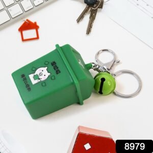 Trash Can Keychain Recycle Can Keyring Novelty Keychain Garbage Classification keyholder for and Adults