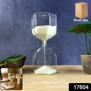 Elegant Glass Hourglass Sand Timer (1 Pc)