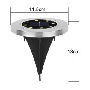 Solar Powered LED Garden Lights (4 Pc)
