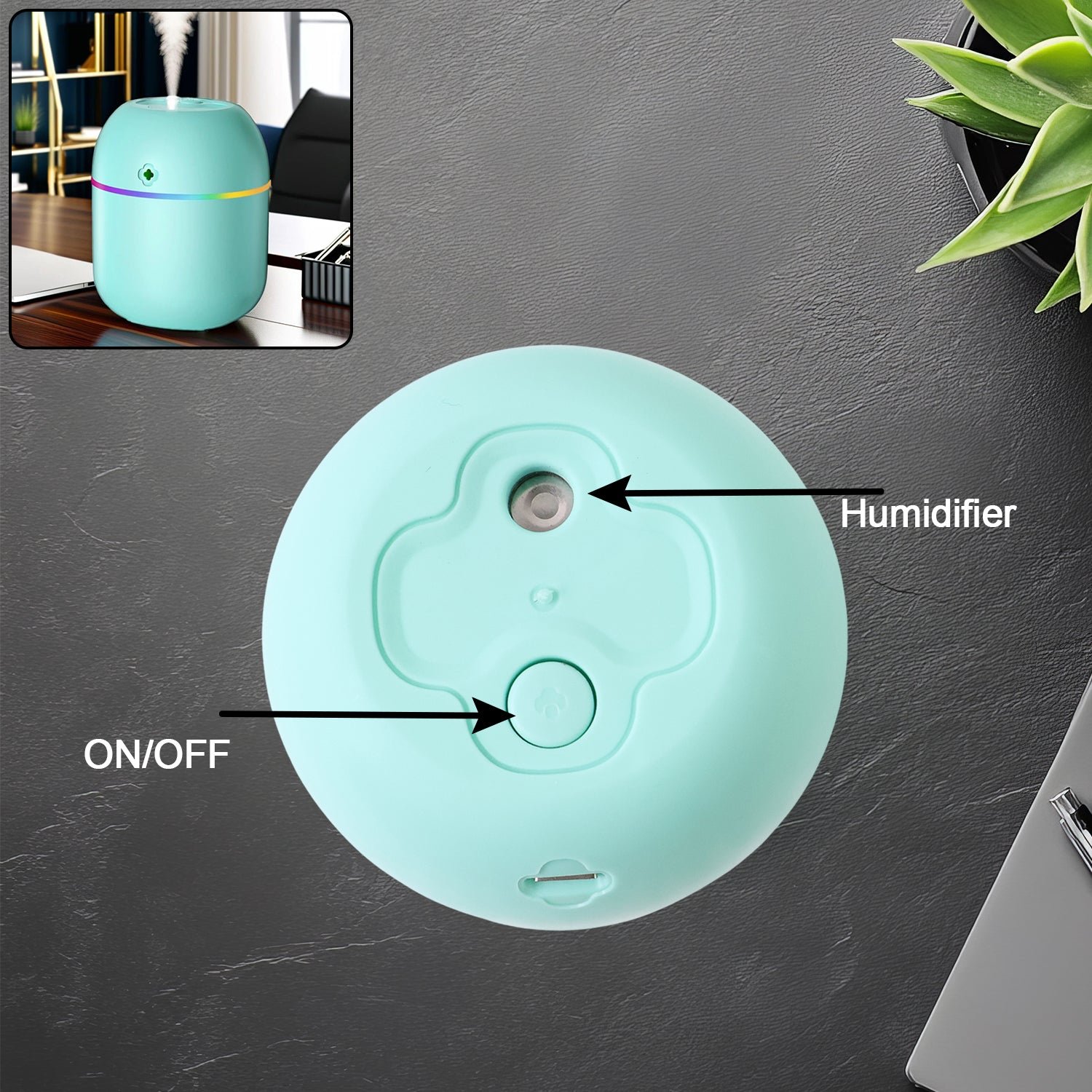 Humidifier, Household Plastic Aromatherapy Machine (220 ML / 1 Pc / Mix Color) - Image 3