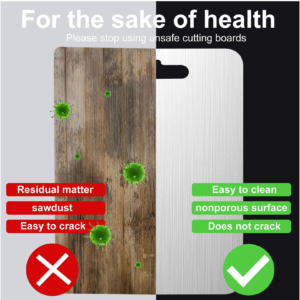 Apex Large Stainless Steel Multipurpose Chopping & Cutting Board (260x360mm / 1 Pc)