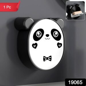Plastic Cute Panda Soap Box – Wall Mounted Flip-Top Drain Soap Case (1 Pc)
