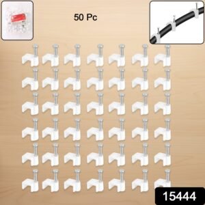 Nail Cable Clips for Wire Management (10mm & 50 Pc)