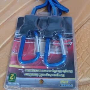 Carabiner Bungee Cords with Hook Tie Downs Luggage Strap Carrying Bag Secure (1 Pc / Mix Color)