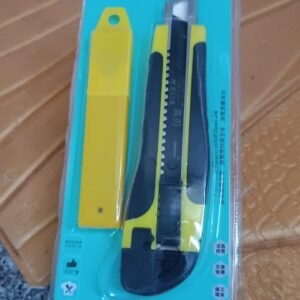 Cutter Knife Set with 1 Replacement Blades, Cutter Knife Advanced Tool (1 Pc / Mix Color)