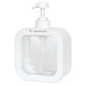 Snap sink Dispenser Plastic Clear Empty Pump Lotion Bottles (1 Set)