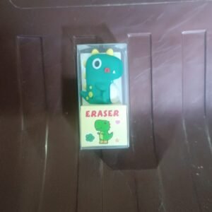 Dinosaur 2 in 1 Cute Eraser with Pencil Sharpener (1 Pc)