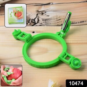 Adjustable Apple Peeler Cutter with Holder Ring