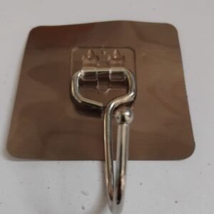 Large Stainless Steel Self Adhesive Wall Hooks (1 Pc)