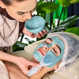Silicone Face Scrubber Exfoliating Brush, Manual Handheld Facial Cleansing Brush (1 Pc)