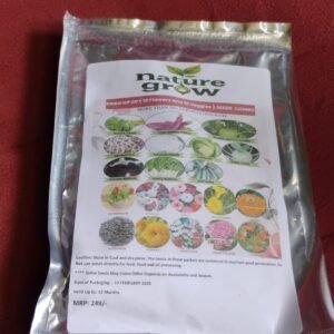 20 Varieties of Vegetable & Flower Seeds Combo (1 Pkt. / 20 Varieties)
