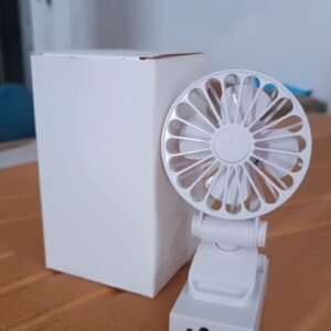 Rechargeable Mini Clip-On Desk Fan (1 Pc)