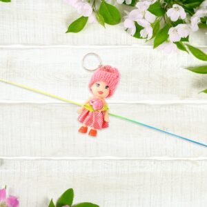 Multifunction Doll for Kids – Cute Soft Toy with Keychain Use – Decorative Fancy cum Keyring for Boys & Girls