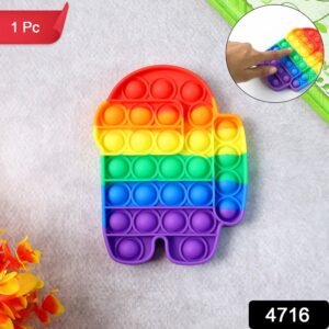 Premium Astronaut Silicone Pop It Fidget Toy (1 Pc)