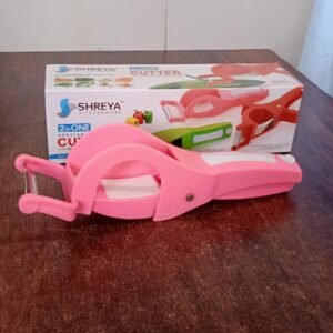 Plastic 2 in 1 Vegetable & Fruit Multi Cutter 5 Blade Vegetable Cutter with Peeler (1 Pc / Multicolor)