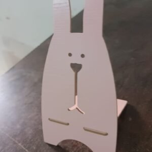 Wooden Cute Lovely Rabbit Design Mobile Stand (1 Pc)