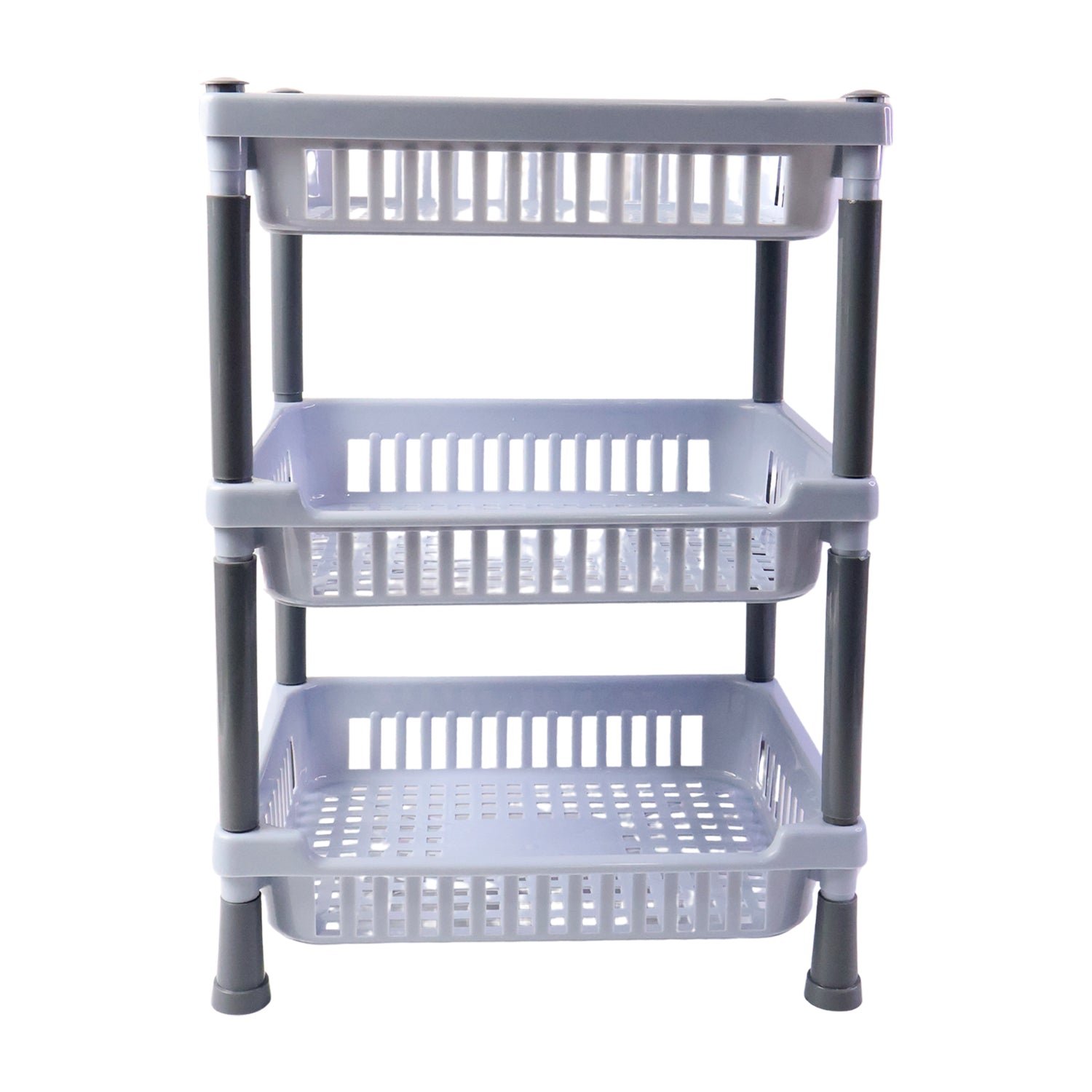 3-Layer Multipurpose Kitchen Storage Basket Rack - Image 5