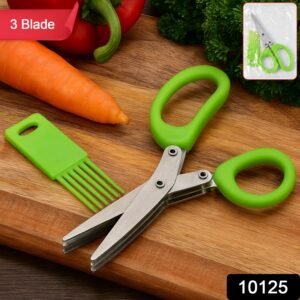 Premium 3-Blade Multipurpose Kitchen Scissors with Cleaning Comb