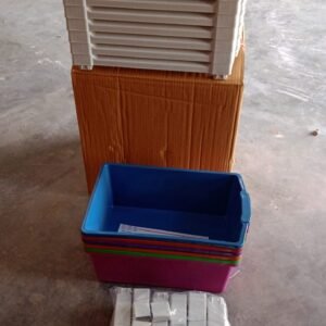 6-Layer Multi-Colored Plastic Storage Drawer Cabinet