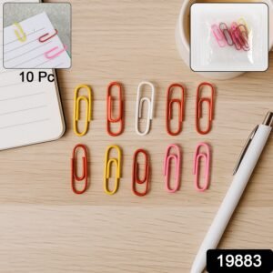 Vinyl-Coated Paper Clips - (10 Pc / Set)