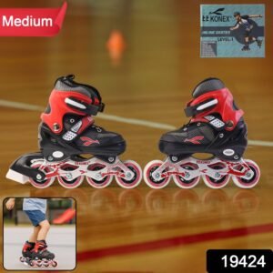 Professional Adjustable Inline Skates for Kids and Adults (Medium / 1 Pair)