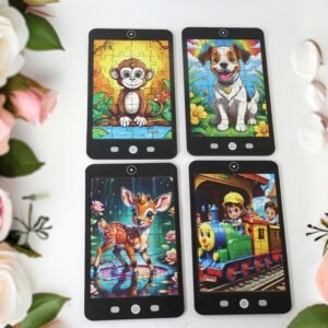 Kids Mini Cartoon Jigsaw Puzzle – 1 Pc Mix Design