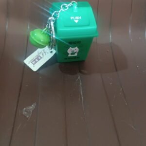 Trash Can Keychain Recycle Can Keyring Novelty Keychain Garbage Classification keyholder for and Adults