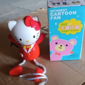 USB Cartoon Character Mini Table Fan for Kids (1 Pc)
