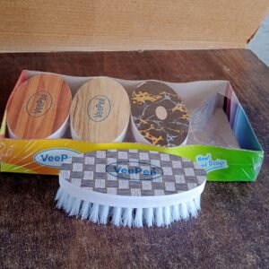 VeePee Oval Cloth Washing Brush Set (4 Pc)