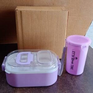 Multi-Functional 1 Set Leakproof Lunch Box with Cutlery & Tumbler