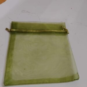 Small Potli Gift Bags, Small Mesh Bags Drawstring Gift Bags (1Pc / 12×10 Cm)