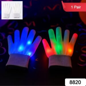Dynamic Multi-Color Led Light-Up Glow Gloves (1 Pair)