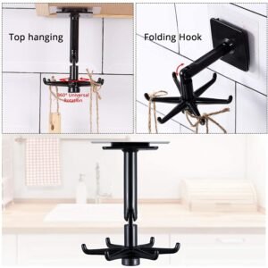 Rotatable hooks for hanging 360 (1 Pc / Black)