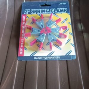 2 Inch Heavy Duty Spring Metal Spring Clamps (6 Pcs Set)