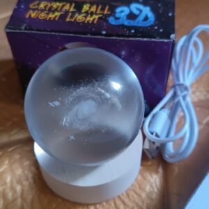 3D Crystal Ball lamps With Base (1 Pc)