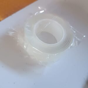 Sticky Double Sided Tape Washable Adhesive Tape Reusable (Thick / 6.5×3 Cm / 1 Pc)