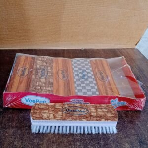 Veepee 6-Piece Washing and Cleaning Scrub Brush Set – (Multi-Color Bristles)