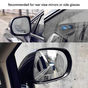Anti-Fog & Anti-Scratch Rearview Car Mirror Film – HD Clear Protective Sticker for Safe Driving (1 Pc)