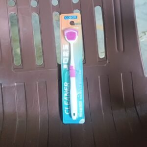 Tongue Cleaner Brush, Silicone Tongue Scraper (1 Pc)