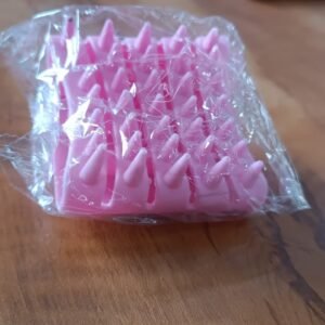 Scalp Massager Shampoo Brush Soft Silicone Hair Washing Comb with Handle