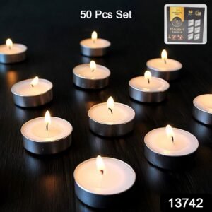 Tealight Candles Set, Smokeless Candles, Diwali (50 Pcs set)