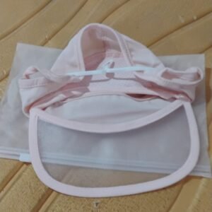 Women's Full Face UV Protection Cap with Built-in Mask and Wide Brim Visor – Breathable (1 Pc)
