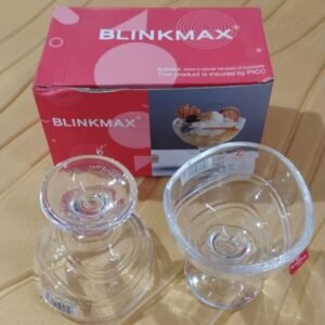 Glass Footed Dessert Bowl, Ice Cream Cup (2 Pcs Set)