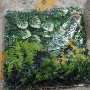 Artificial Plants Wall Topiary Wall Greenery Mat Wall Backdrop Decor (1 Pc Mix Design)