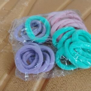 Soft Elastic Hair Bands Set for Girls (24 Pc)