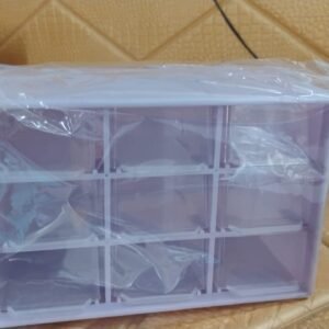 Plastic Compact Drawer Organizer for Jewellery (9 Compartment)